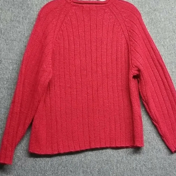 Carolyn Taylor Women's Red Sweater Long Raglan Sleeve Size XL - Picture 8 of 14